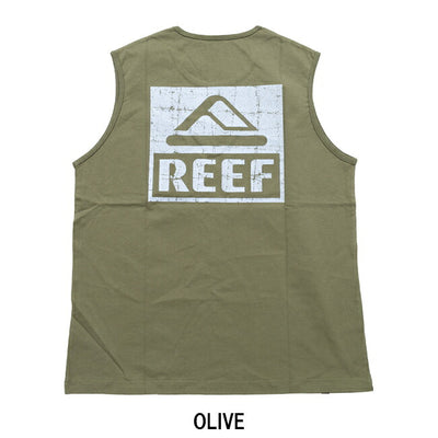 REEF リーフ SQUARE LOGO TANK スクエアロゴタンク RFTTM2303/RFTTM2401