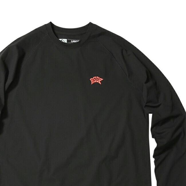 REEF リーフ BLACK EDITION RASH L/S TEE ブラックエディションラッシュロングスリーブティー Black/Coral RFTEM2520