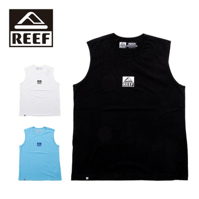 REEF リーフ PLATING SQUARE LOGO TANK プレーティングスクエアロゴタンク RFTTM2502