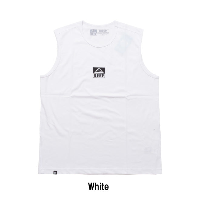 REEF リーフ PLATING SQUARE LOGO TANK プレーティングスクエアロゴタンク RFTTM2502
