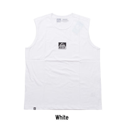 REEF リーフ PLATING SQUARE LOGO TANK プレーティングスクエアロゴタンク RFTTM2502