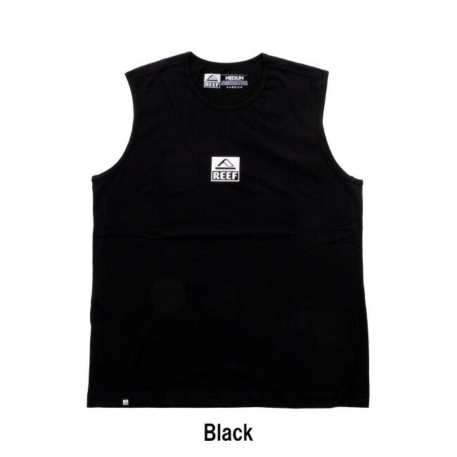 REEF リーフ PLATING SQUARE LOGO TANK プレーティングスクエアロゴタンク RFTTM2502