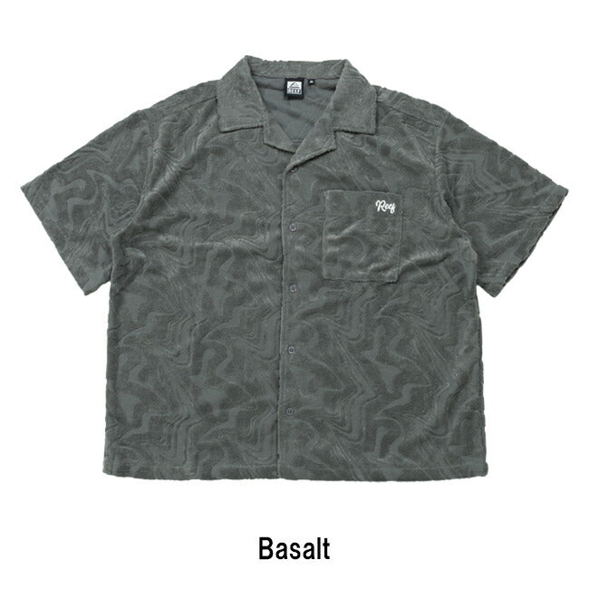 REEF リーフ GEOMETRIC PILE S/S SHIRTS ジオメトリックパイルショートスリーブシャツ RFWSL2501