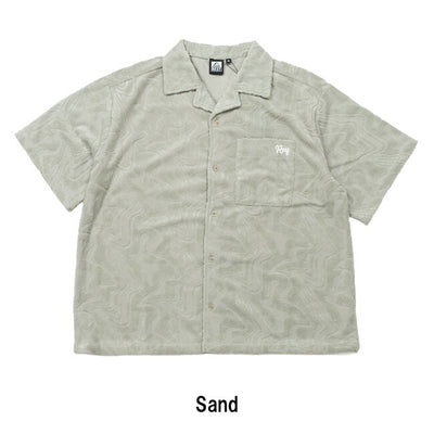 REEF リーフ GEOMETRIC PILE S/S SHIRTS ジオメトリックパイルショートスリーブシャツ RFWSL2501