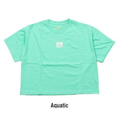 REEF リーフ Plating Square logo S/S TEE プレーティングスクエアログショートスリーブティー RFTEL2503