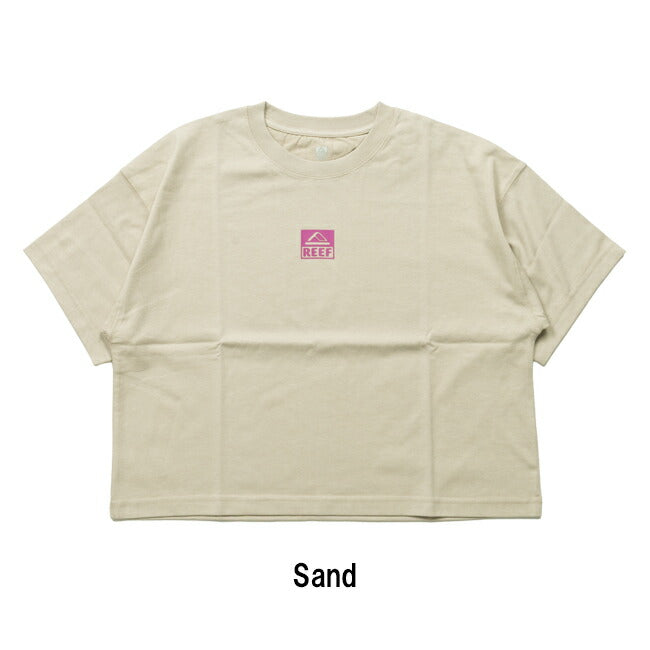 REEF リーフ Plating Square logo S/S TEE プレーティングスクエアログショートスリーブティー RFTEL2503