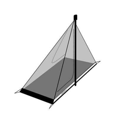 MESH INNER for YOKA TIPI メッシュインナーフォーヨカティピ Black