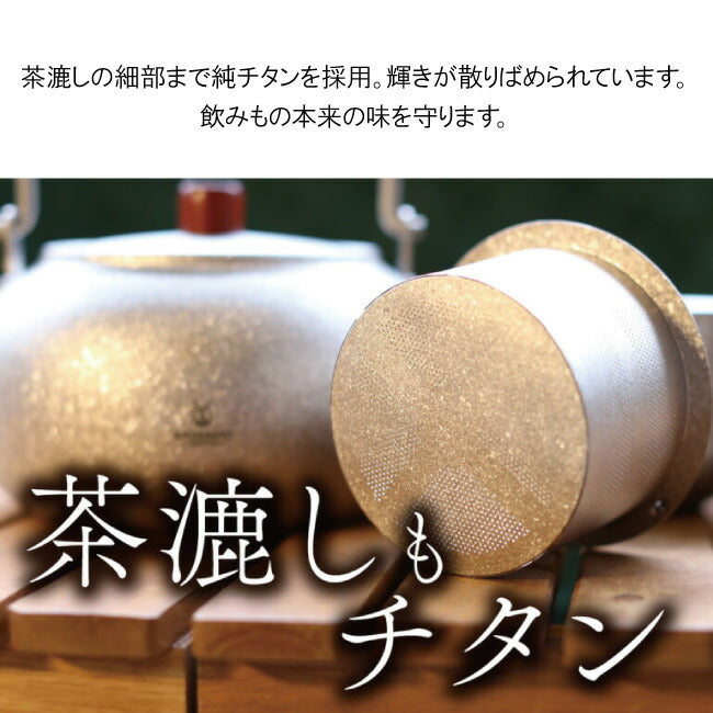 SILVERANT シルバーアント 結晶化チタン 急須 800ml SAHW91617T