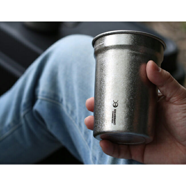 SILVERANT シルバーアント 結晶化チタン ビアカップ 400ml SAHW71134T