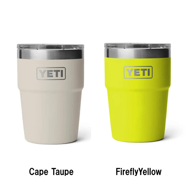 Yeti スタッカブルカップ　16oz イエロー　新品 YETI | RAMBLER 16oz STACKABLE CUP ランブラー 16オンス スタッカブル