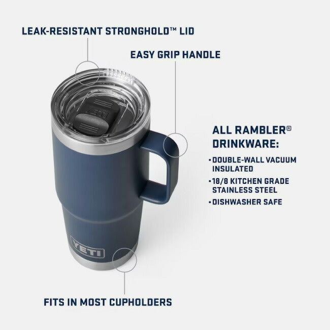 YETI イエティ RAMBLER 20oz TRAVEL MUG ランブラー 20オンス トラベルマグ 591ml
