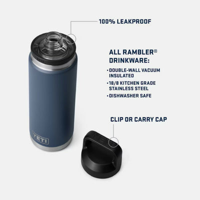 YETI イエティ RAMBLER 26oz WATER BOTTLE WITH CHUG CAP ランブラー 26オンス ウォーターボトルウィズチャグキャップ 769ml