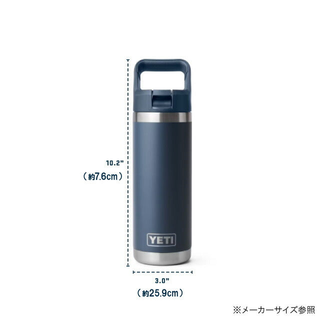 YETI イエティ 18 oz WATER BOTTLE WITH STRAW CAP 18オンスウォーター