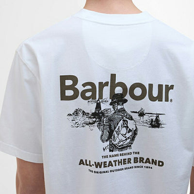 Barbour バブアー Outdoors Graphic os Fit T-Shirt アウトドアグラフィックosフィットTシャツ MTS1408/08210912