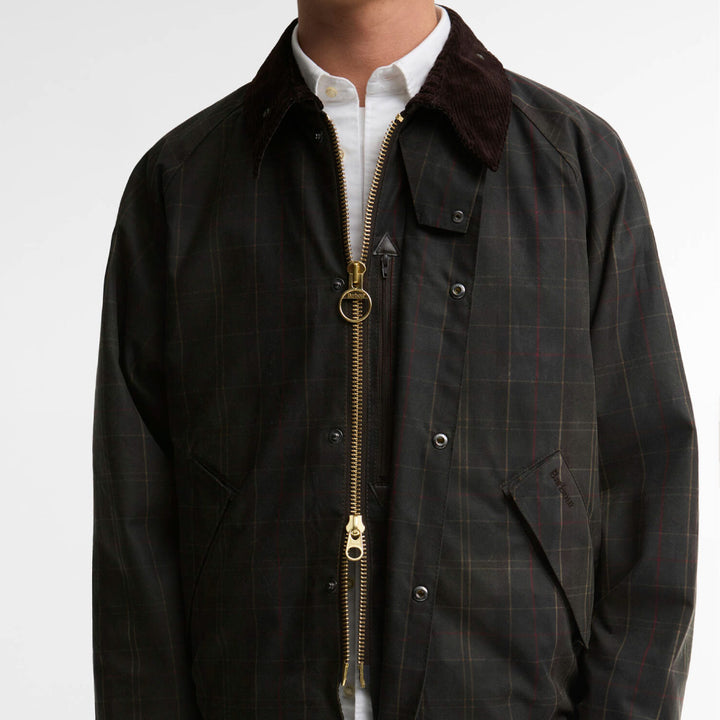Barbour ジャケット Barbour バブアー - Tartan Transport Waxed Jacket MWX2596｜ワックス