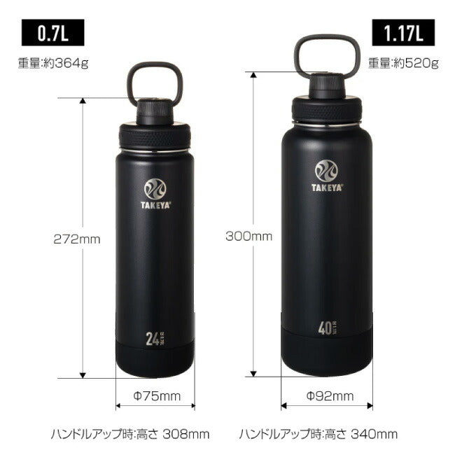 TAKEYA タケヤ TAKEYA FLASK ACTIVE LINE2 タケヤフラスクアクティブライン2 1.17L