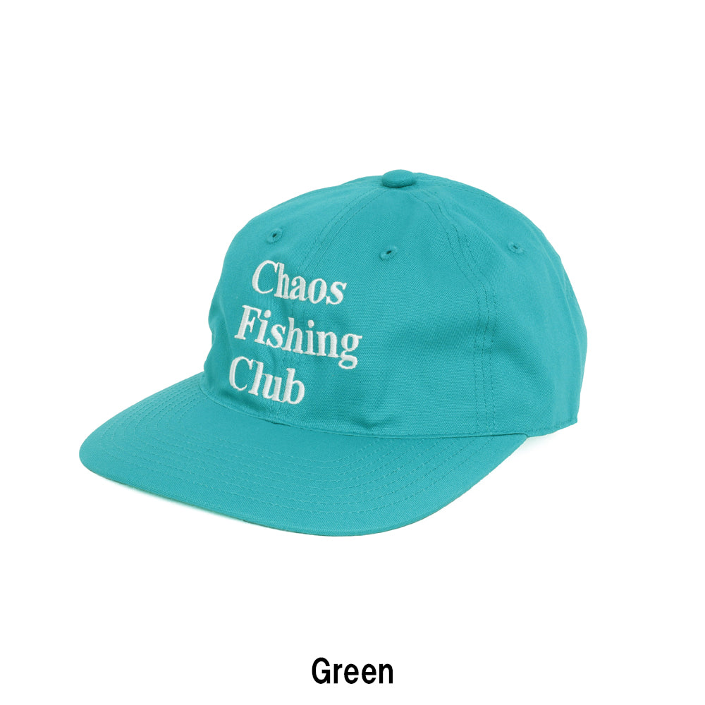 未使用 CHAOS FISHING CLUB グリーン　ジェットキャップ Chaos Fishing Club - Logo Cap ロゴキャップ CFC-26SS-CAP01