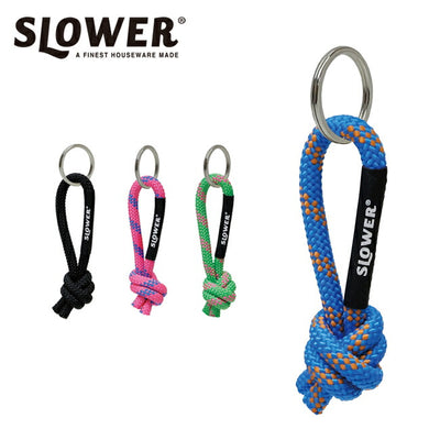 SLOWER スローワー PEBBLE ROPE KEY HOLDER Peel ぺブルロープキーホルダーピール