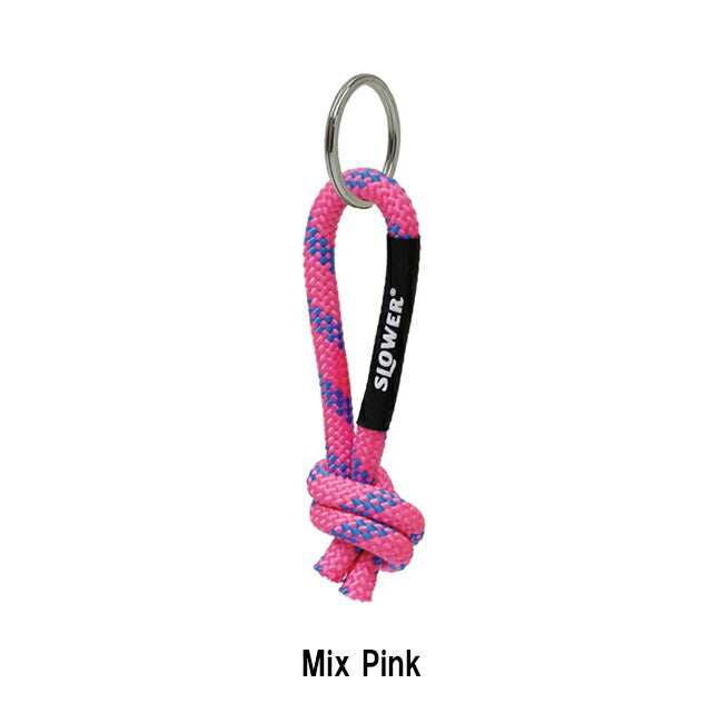 SLOWER スローワー PEBBLE ROPE KEY HOLDER Peel ぺブルロープキーホルダーピール
