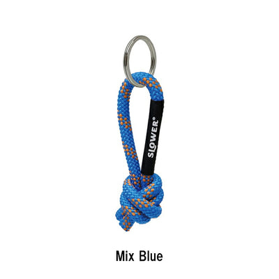 SLOWER スローワー PEBBLE ROPE KEY HOLDER Peel ぺブルロープキーホルダーピール