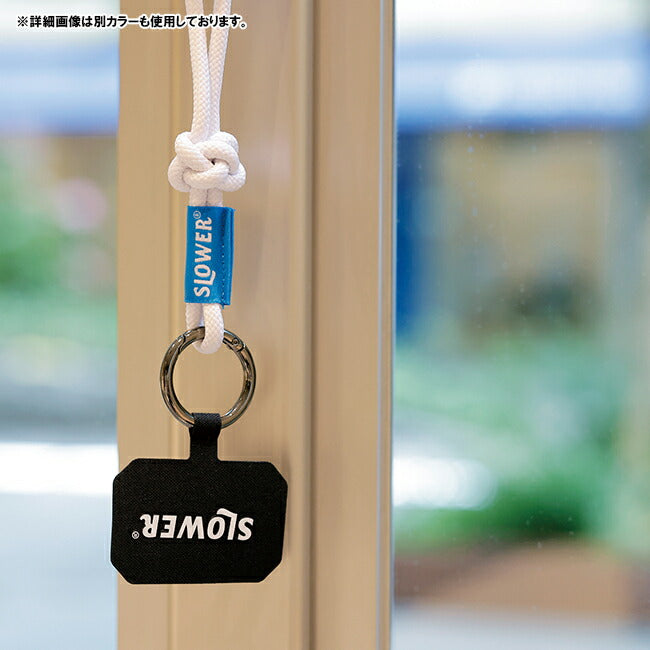 SLOWER スローワー PEBBLE ROPE KEY HOLDER Manly ぺブルロープキーホルダーマンリー