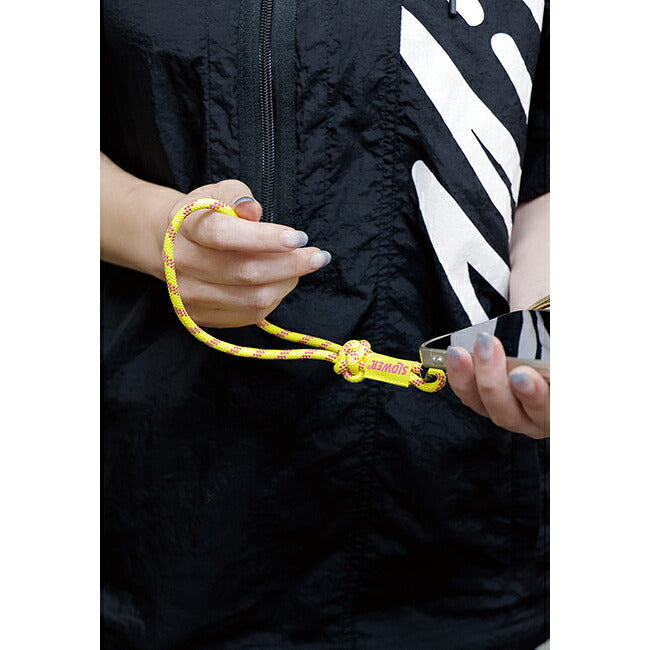 SLOWER スローワー PEBBLE ROPE KEY HOLDER Manly ぺブルロープキーホルダーマンリー