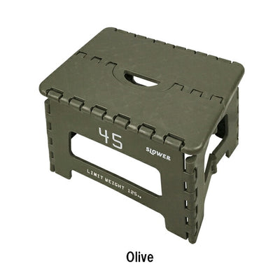 SLOWER スローワー FOLDING MINI STOOL Tabac フォールディングミニスツールタバック