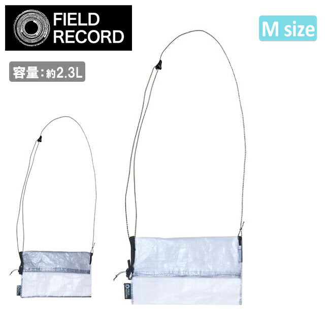 FIELD RECORD フィールドレコード FR-Dyneema stuff sacoche M FR-ダイニーマスタッフサコッシュM FR-DSS-M