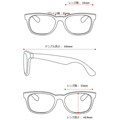 Ray-Ban レイバン CLUBMASTER RB3016 135464 51