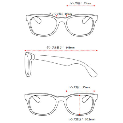 Ray-Ban レイバン RB4334D 601/87 55