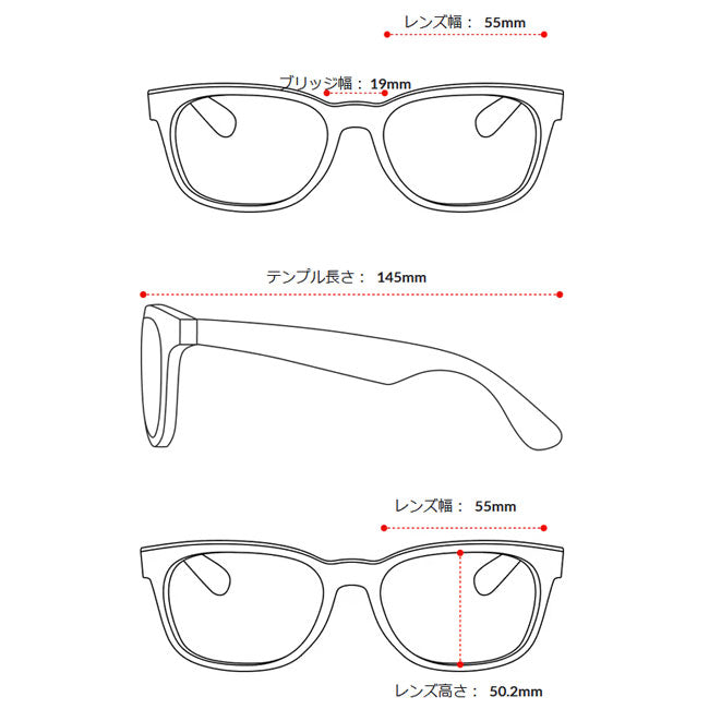 Ray-Ban レイバン RB4334D 629271 55