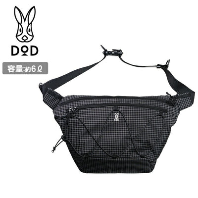 DOD ディーオーディー ツォイツォイボディバッグ BK BA153-BK