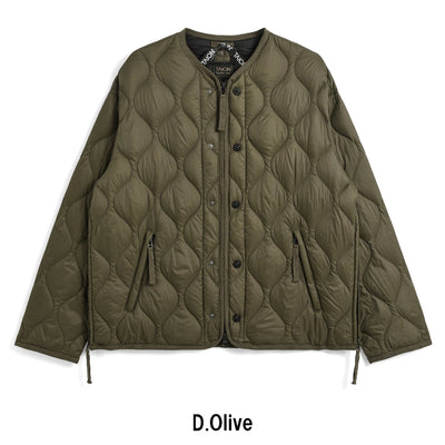 ミリタリー M65 ライナーWジップ ショートダウンジャケット-ソフトシェル TAION-M65LSZBML-1SH