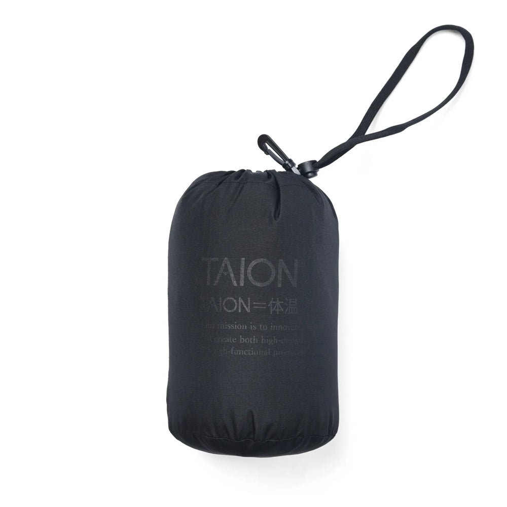 ミリタリー M65 ライナーWジップ ショートダウンジャケット-ソフトシェル TAION-M65LSZBML-1SH