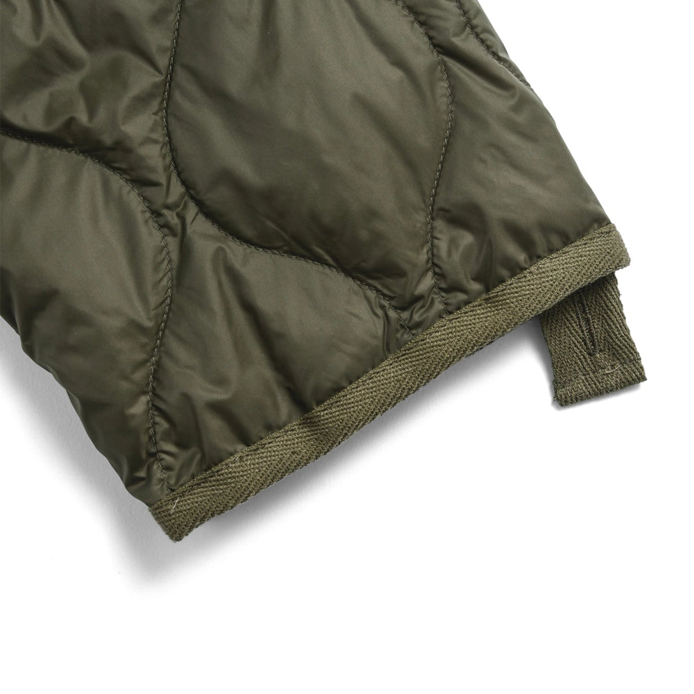 ミリタリー M65 ライナーWジップ ショートダウンジャケット-ソフトシェル TAION-M65LSZBML-1SH