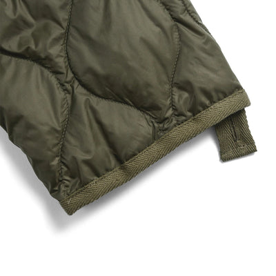 ミリタリー M65 ライナーWジップ ショートダウンジャケット-ソフトシェル TAION-M65LSZBML-1SH