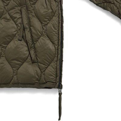 ミリタリー M65 ライナーWジップ ショートダウンジャケット-ソフトシェル TAION-M65LSZBML-1SH