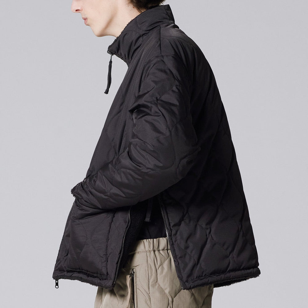 ミリタリー リバーシブル ハイネック ダウンジャケット TAION-R102BML-1