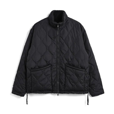 ミリタリー リバーシブル ハイネック ダウンジャケット TAION-R102BML-1