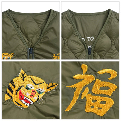 ジャパンスペシャル リバーシブル ベトジャン ダウンジャケット TAION-JK03JS