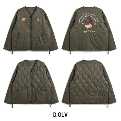 ジャパンスペシャル リバーシブル ベトジャン ダウンジャケット TAION-JK03JS