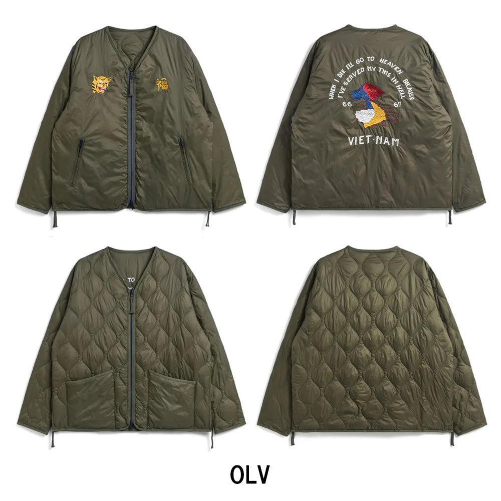 ジャパンスペシャル リバーシブル ベトジャン ダウンジャケット TAION-JK03JS