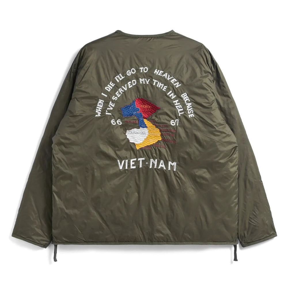 ジャパンスペシャル リバーシブル ベトジャン ダウンジャケット TAION-JK03JS