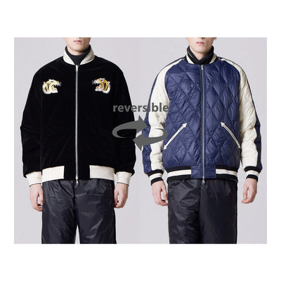 ジャパンスペシャル リバーシブル スカジャン ダウンジャケット TAION-JK04JS