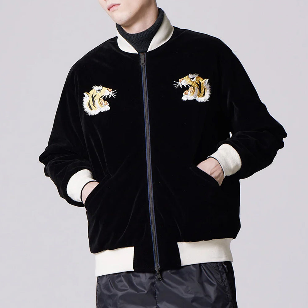 ジャパンスペシャル リバーシブル スカジャン ダウンジャケット TAION-JK04JS