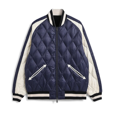 ジャパンスペシャル リバーシブル スカジャン ダウンジャケット TAION-JK04JS