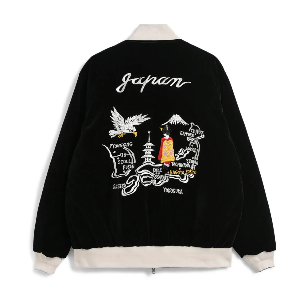 ジャパンスペシャル リバーシブル スカジャン ダウンジャケット TAION-JK04JS