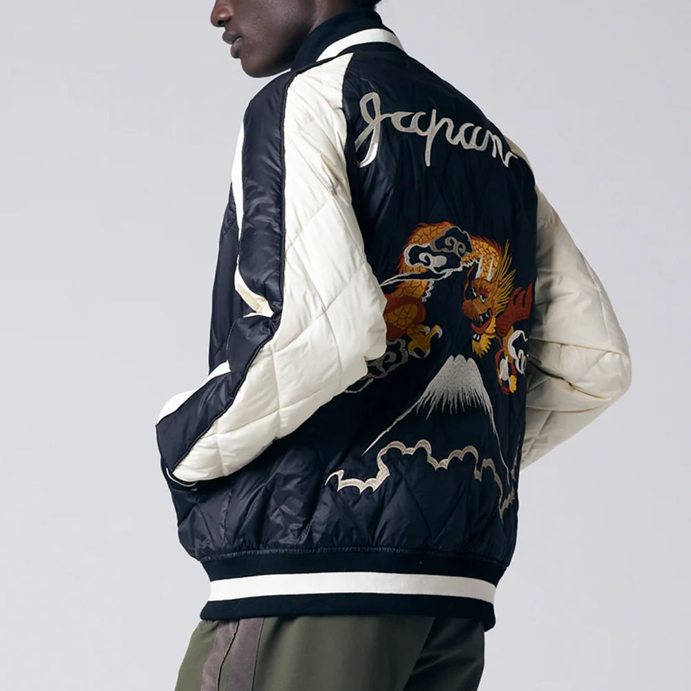 ジャパンスペシャル リバーシブル スカジャン ダウンジャケット TAION