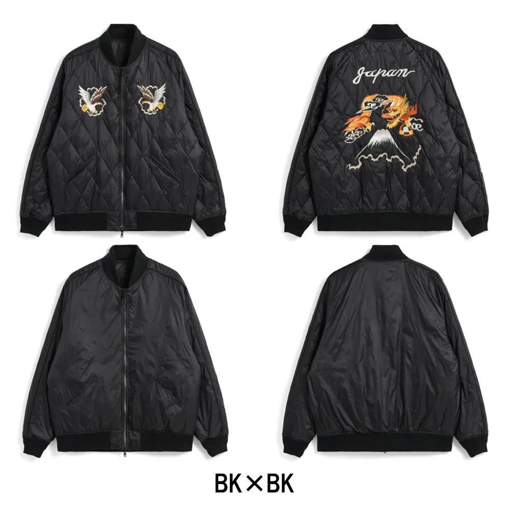 ジャパンスペシャル リバーシブル スカジャン ダウンジャケット TAION-JK04JS-N1