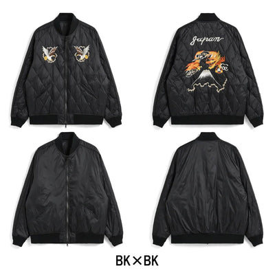 ジャパンスペシャル リバーシブル スカジャン ダウンジャケット TAION-JK04JS-N1